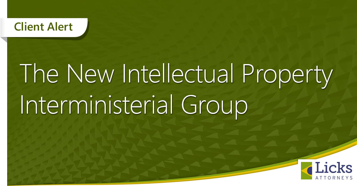 The New Intellectual Property Interministerial Group