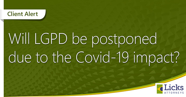 Will LGPD be postponed due to the Covid-19 impact?