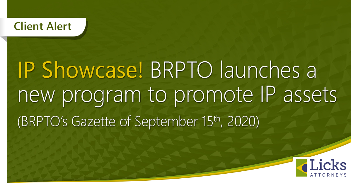 IP Showcase! BRPTO launches a new program to promote IP assets