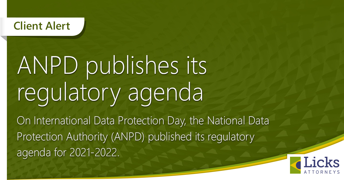 ANPD publishes its regulatory agenda