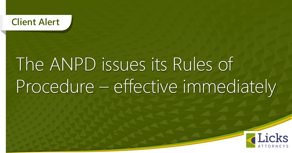 The ANPD issues its Rules of Procedure – effective immediately