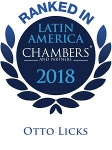 Chambers Latin America 2018 - Otto Licks