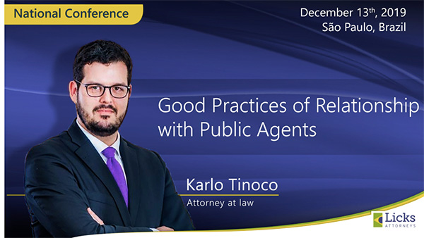 Good Practices of Relationship with Public Agents