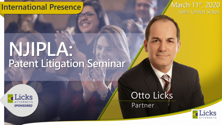 NJIPLA: Patent Litigation Seminar