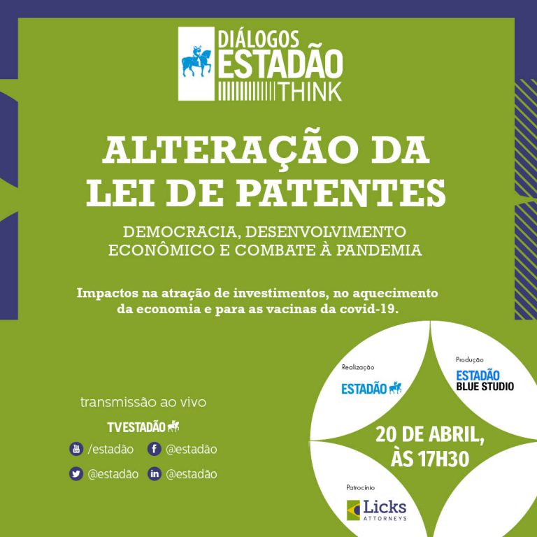 Alteração da Lei de Patentes ¬– Democracia, Desenvolvimento Econômico e Combate à Pandemia