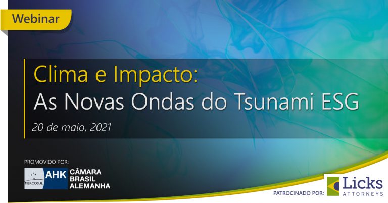 Webinar - Clima e Impacto - As Novas Ondas do Tsunami ESG