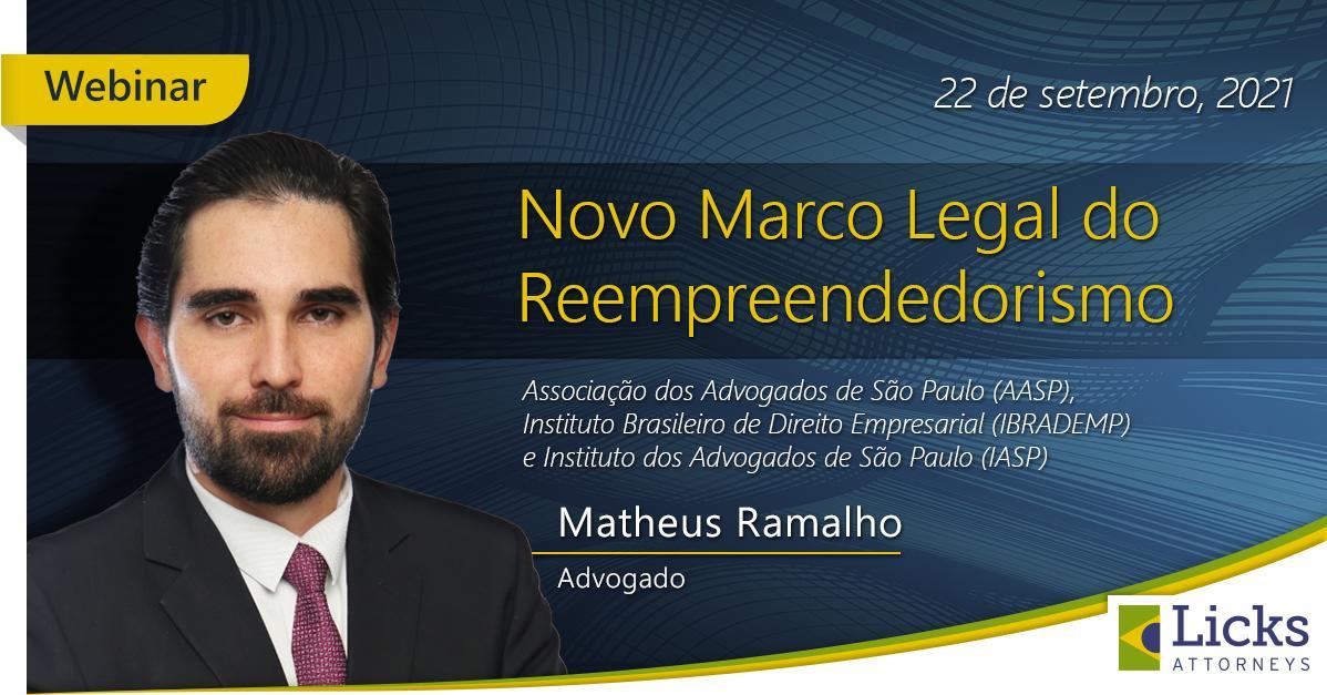 Novo Marco Legal do Reempreendedorismo