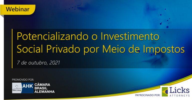 Potencializando o Investimento Social Privado por Meio de Impostos