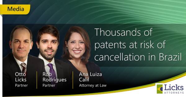 IAM - Thousands of patents at risk of cancellation in Brazil