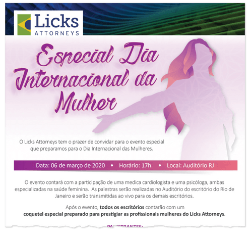 Dia internacional da mulher