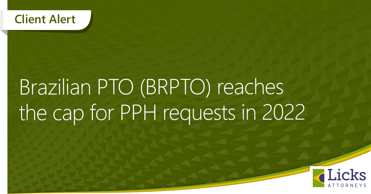 Brazilian PTO (BRPTO) reaches the cap for PPH requests in 2022