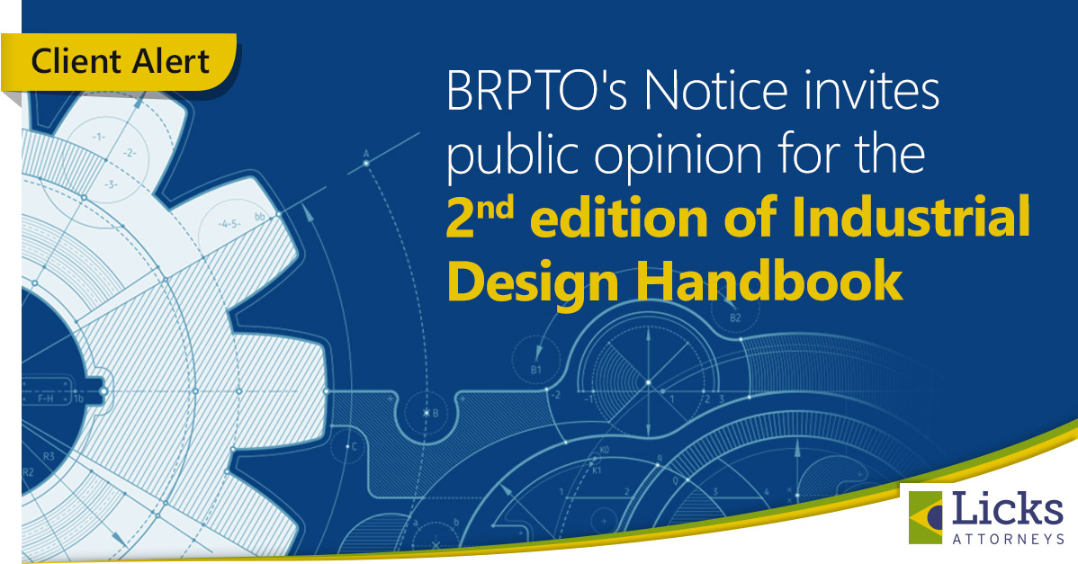 BRPTO’s Notice invites public opinion for the 2nd edition of Industrial Design Handbook