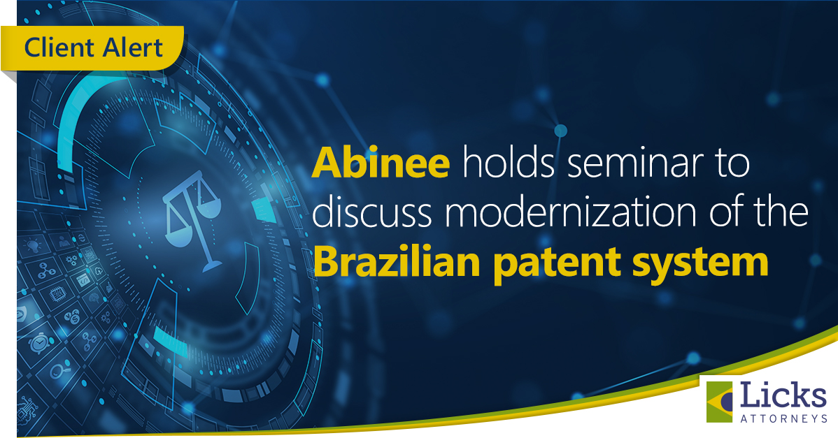 Abinee holds seminar to discuss modernization of the Brazilian patent system