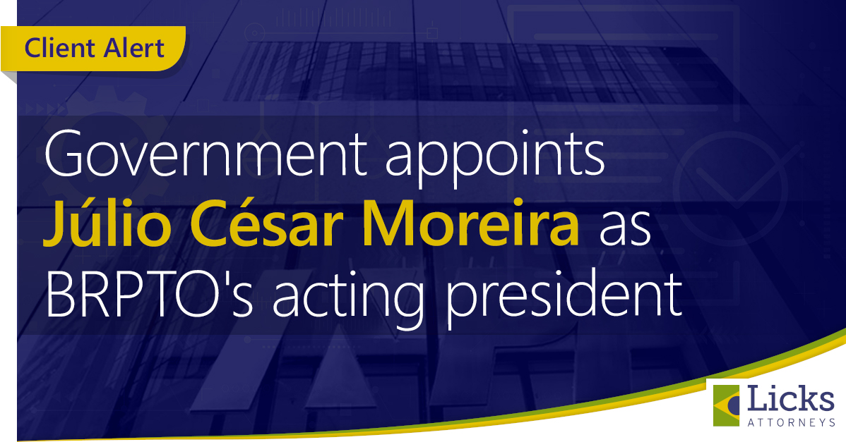 Government appoints Júlio César Moreira as BRPTO’s acting president