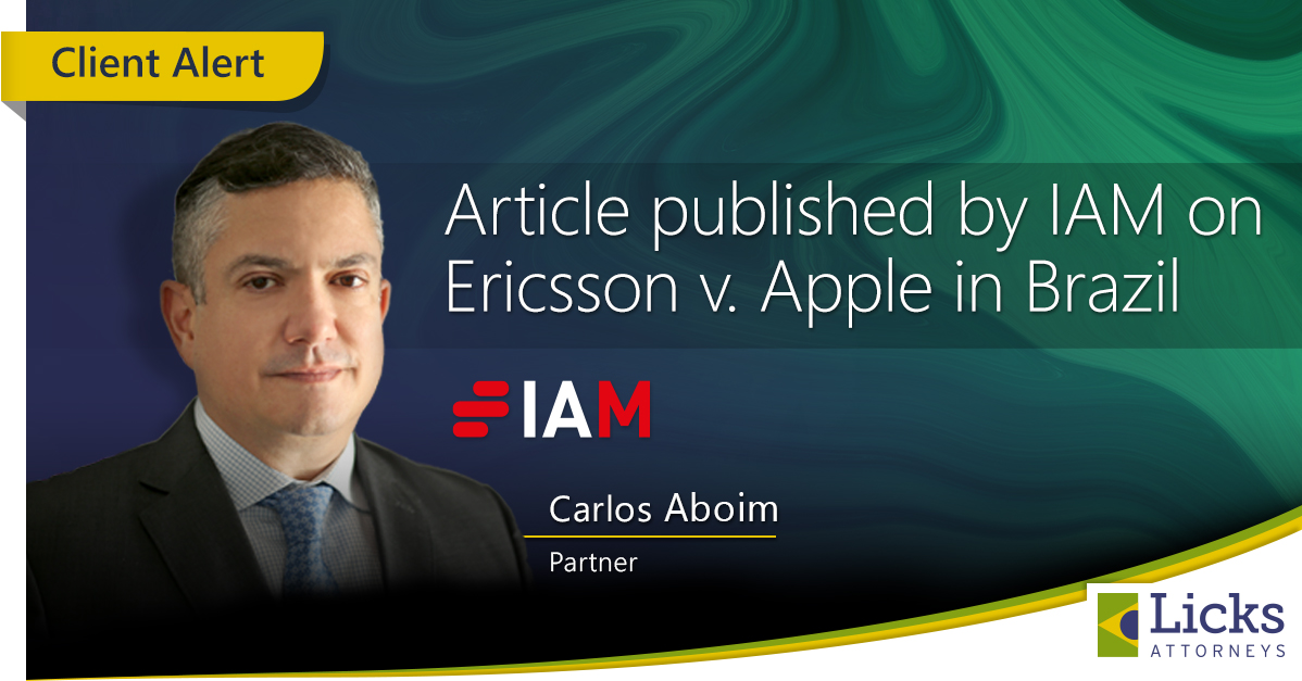 Article published by IAM on Ericsson v. Apple in Brazil