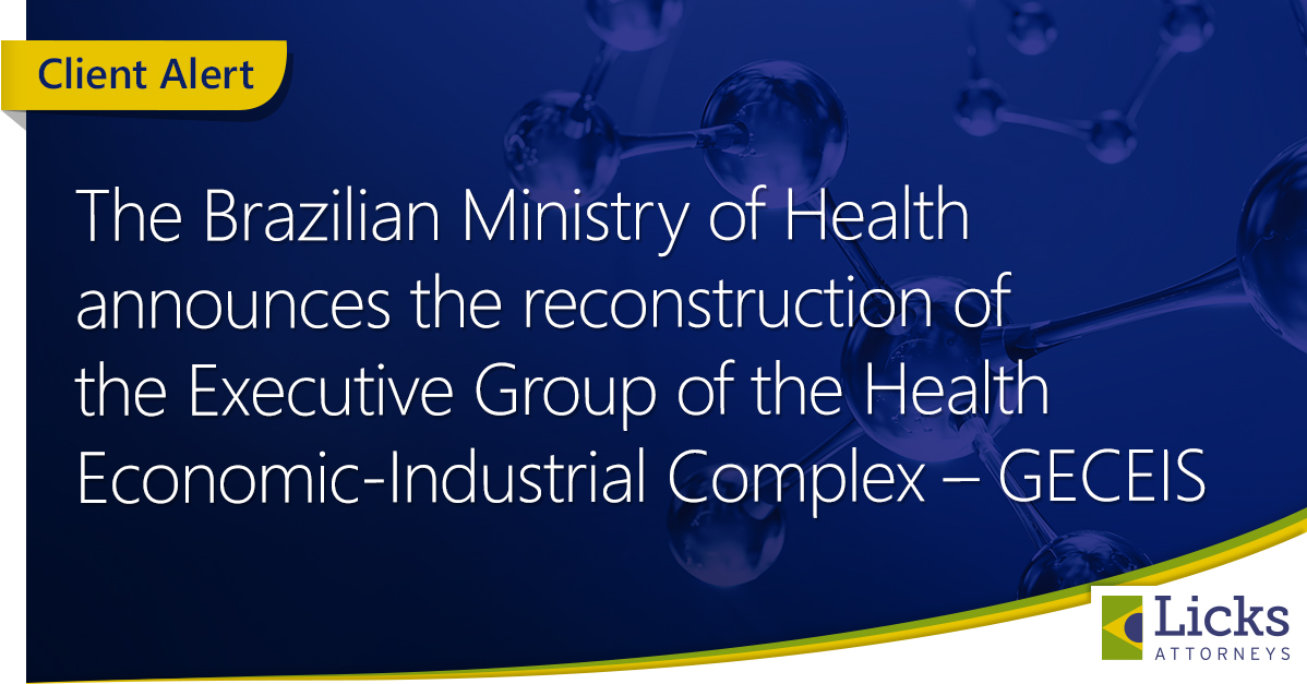 The Brazilian Ministry of Health announces the reconstruction of the Executive Group of the Health Economic-Industrial Complex – GECEIS